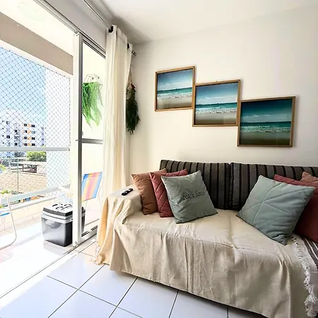 Ajuflat- Seu Lar Perto Da Praia E Da Orla De Atalaia Com Ar Condicionado E Piscina Aracaju Exterior photo